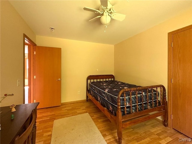 7554 Camroden Rd, Floyd, NY 13440 - bedroom featuring wood finished floors and ceiling fan