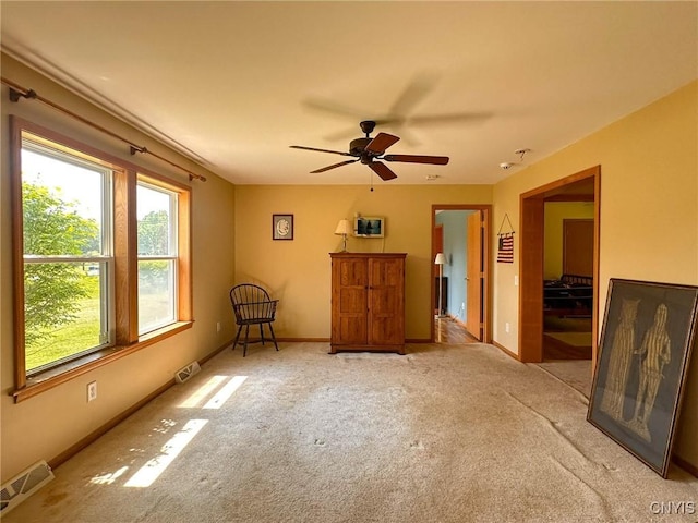 7554 Camroden Rd, Floyd, NY 13440 - carpeted spare room featuring ceiling fan and baseboards