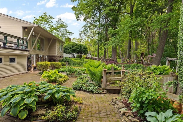 529 Backus Rd, Webster, NY 14580 - view of yard featuring a patio area and a balcony