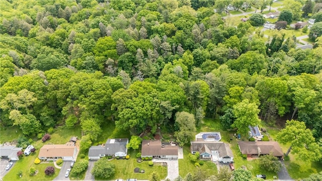 529 Backus Rd, Webster, NY 14580 - aerial overview of property's location featuring nearby suburban area and a forest