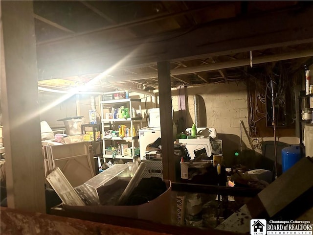9983 Deer Creek Rd, Genesee, NY 14770 - view of unfinished basement