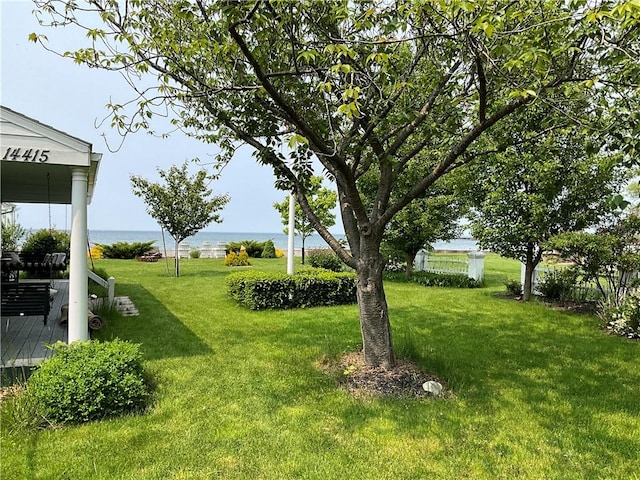 14415 Oak Orchard On The Lk, Carlton, NY 14571 - view of grassy yard with a water view