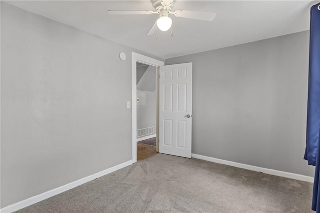 43 Hager Rd, Greece, NY 14616 - carpeted spare room featuring a ceiling fan and baseboards
