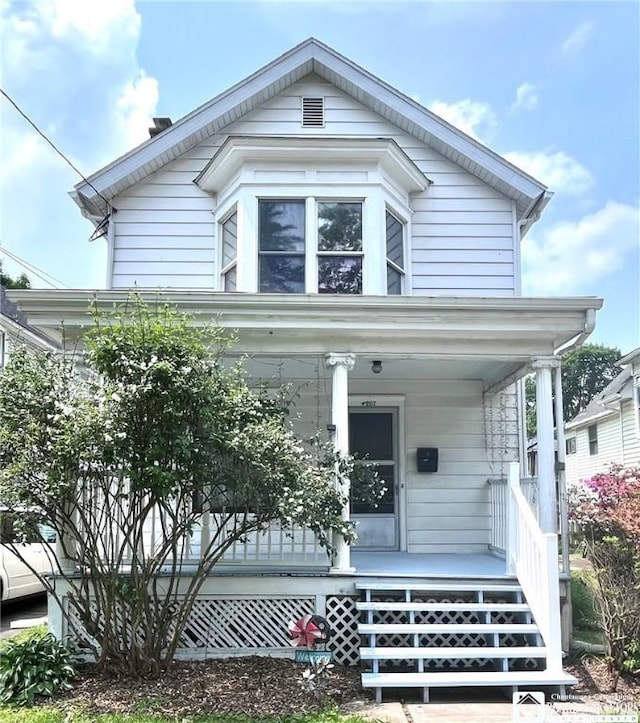 207 N Clinton St, Olean-City, NY 14760 - view of front of home featuring a porch