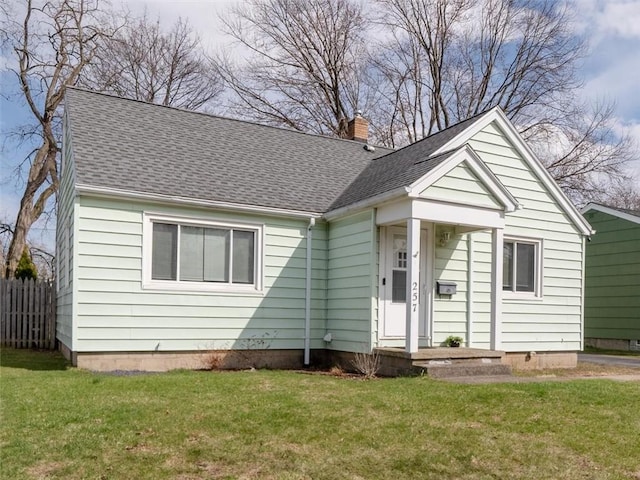 257 Longridge Ave, Greece, NY 14616 - view of front of house featuring a chimney and roof with shingles