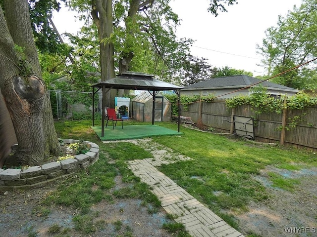 1862 Kenmore Ave, Buffalo, NY 14216 - view of yard with a gazebo