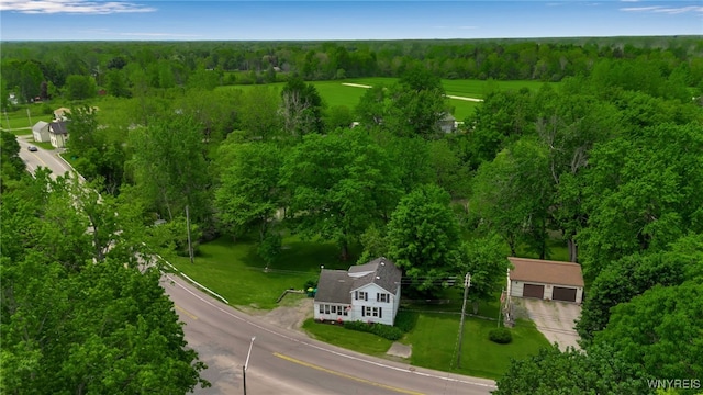7228 Rapids Rd, Lockport-Town, NY 14094 - drone / aerial view of a heavily wooded area