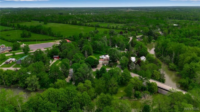 7228 Rapids Rd, Lockport-Town, NY 14094 - aerial overview of property's location with a forest