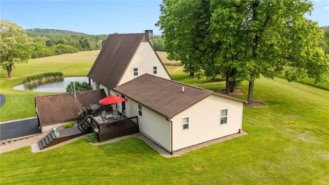 2203 State Route 14 N, Lyons, NY 14489 - view from above of property with a large body of water