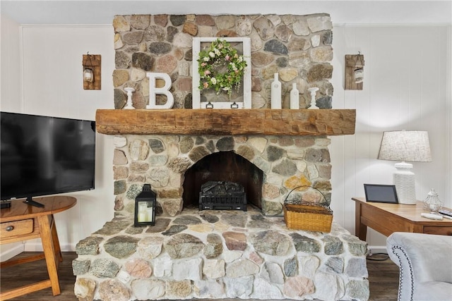 2203 State Route 14 N, Lyons, NY 14489 - living room featuring wood finished floors