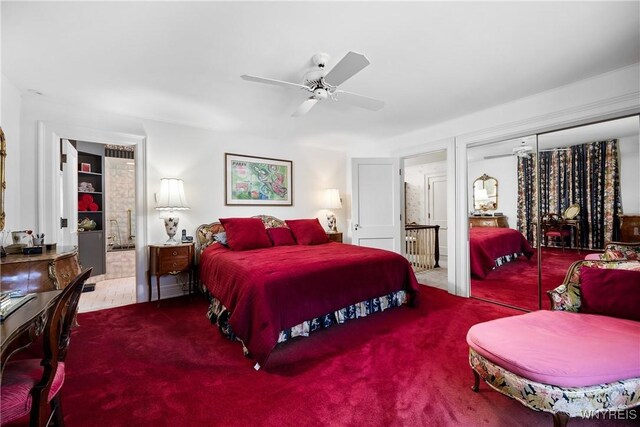 88 Middlesex Rd, Buffalo, NY 14216 - bedroom featuring carpet floors and a ceiling fan