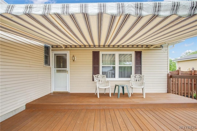 1 Woodstream Dr, Lancaster, NY 14086 - view of wooden deck