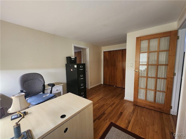 70 W Elizabeth St, Skaneateles, NY 13152 - office space with dark wood finished floors and baseboards