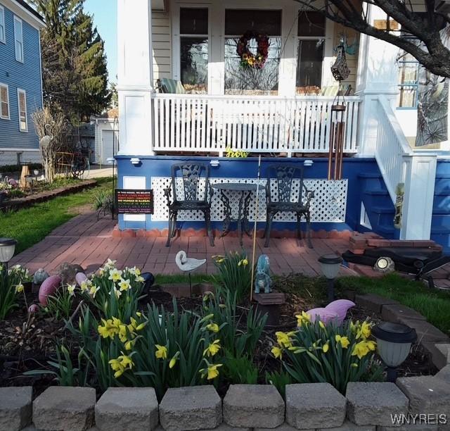 50 Gualbert Ave, Cheektowaga, NY 14211 - view of wooden porch