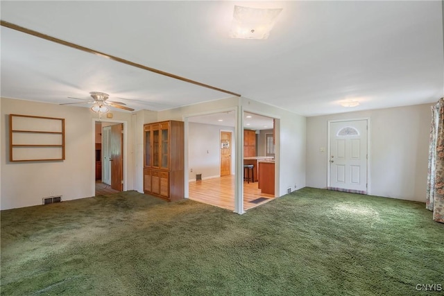 8278 Maple Rd, Clay, NY 13041 - spare room with carpet floors and a ceiling fan