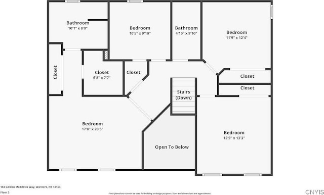 163 Golden Meadows Way, Camillus, NY 13164 - floor plan / room layout