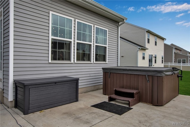 123 Stonebridge Rd, Grand Island, NY 14072 - view of patio featuring a hot tub