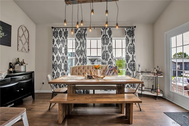 123 Stonebridge Rd, Grand Island, NY 14072 - dining area featuring plenty of natural light, wood finished floors, and baseboards