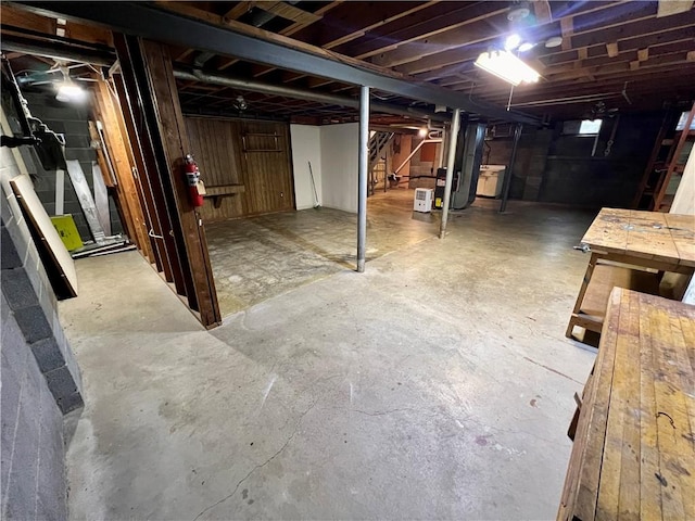 137 Matthew Cir, Horseheads, NY 14845 - view of unfinished basement