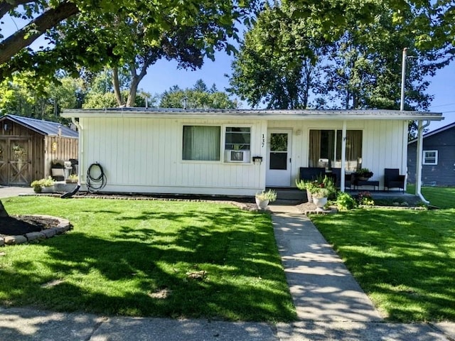 137 Matthew Cir, Horseheads, NY 14845 - view of front of house with a front lawn and a porch