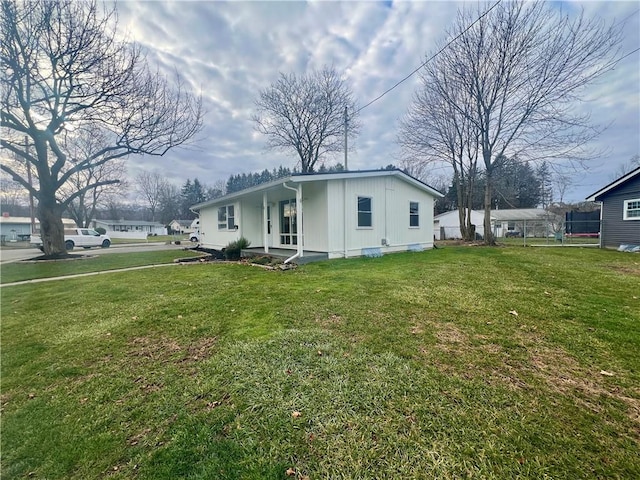 137 Matthew Cir, Horseheads, NY 14845 - view of side of property with a lawn and a porch
