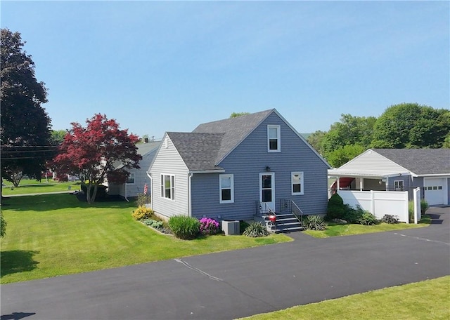 313 Gardner Rd, Horseheads, NY 14845 - view of front of house featuring cooling unit and a shingled roof