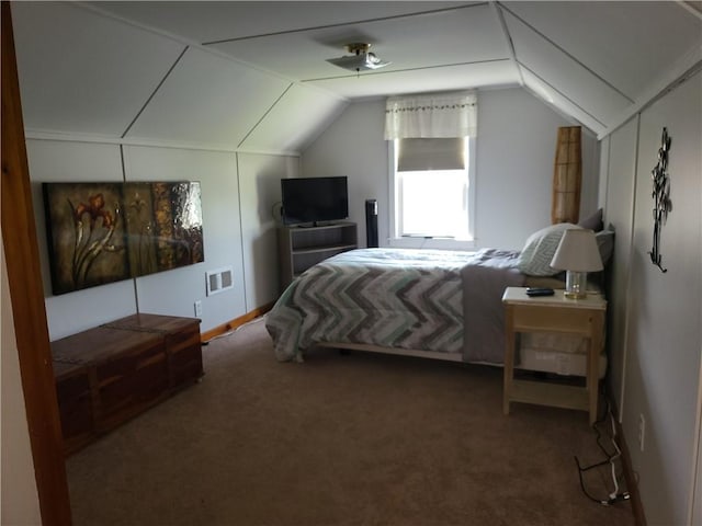 313 Gardner Rd, Horseheads, NY 14845 - carpeted bedroom with vaulted ceiling