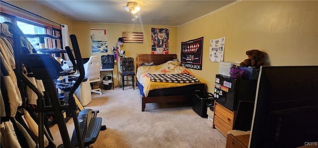 16 Bryant St, Utica, NY 13502 - bedroom with carpet and crown molding