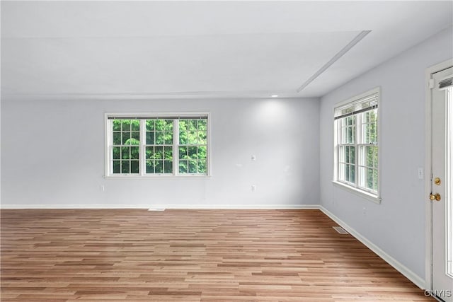 1 Wicklow Dr, Skaneateles, NY 13152 - empty room with light wood-type flooring, baseboards, and recessed lighting