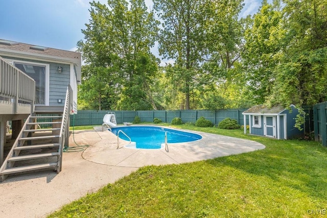 4190 Stepping Stone Ln, Clay, NY 13090 - view of swimming pool featuring a patio and stairs
