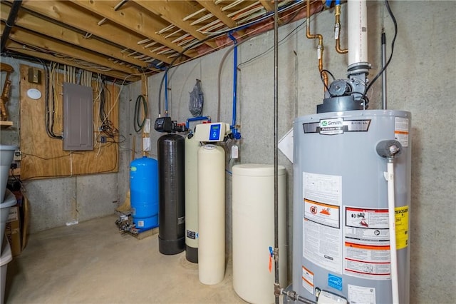 256 Queen Esther Dr, Sayre, PA 18840 - utility room with water heater and electric panel