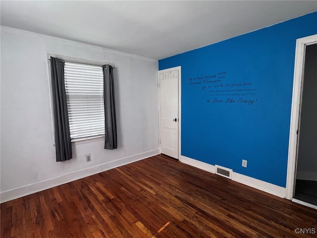 226 Darlington Rd, Syracuse, NY 13208 - unfurnished bedroom featuring dark wood-style floors and baseboards