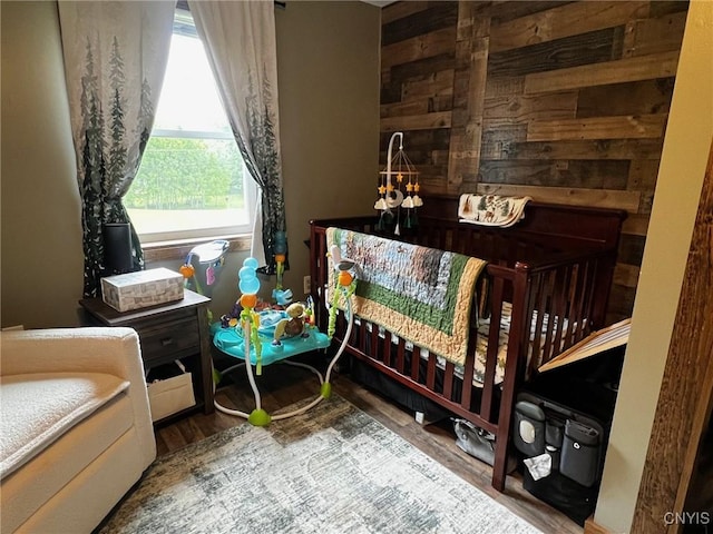 8 Office Rd, Fowler, NY 13642 - bedroom featuring a chandelier and wood finished floors