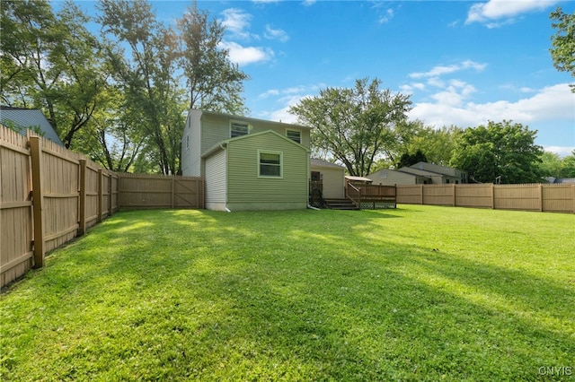 4287 Stepping Stone Ln, Clay, NY 13090 - view of yard with a wooden deck