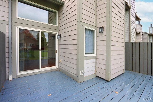 442 Summerhaven Dr N, Manlius, NY 13057 - view of wooden deck
