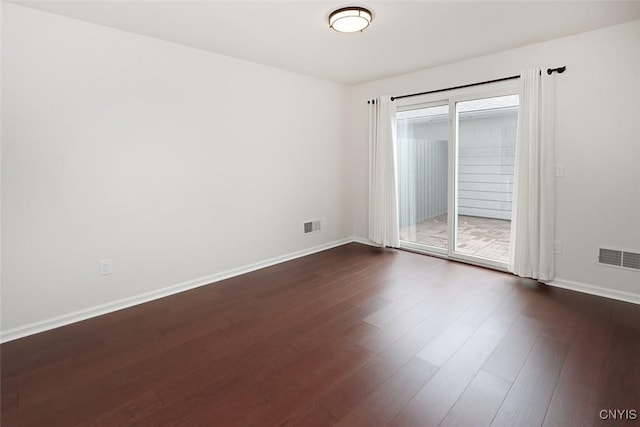 442 Summerhaven Dr N, Manlius, NY 13057 - empty room featuring dark wood finished floors and baseboards