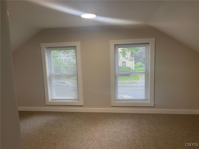 530 Lenox Ave, Oneida, NY 13421 - additional living space with vaulted ceiling, carpet flooring, and plenty of natural light