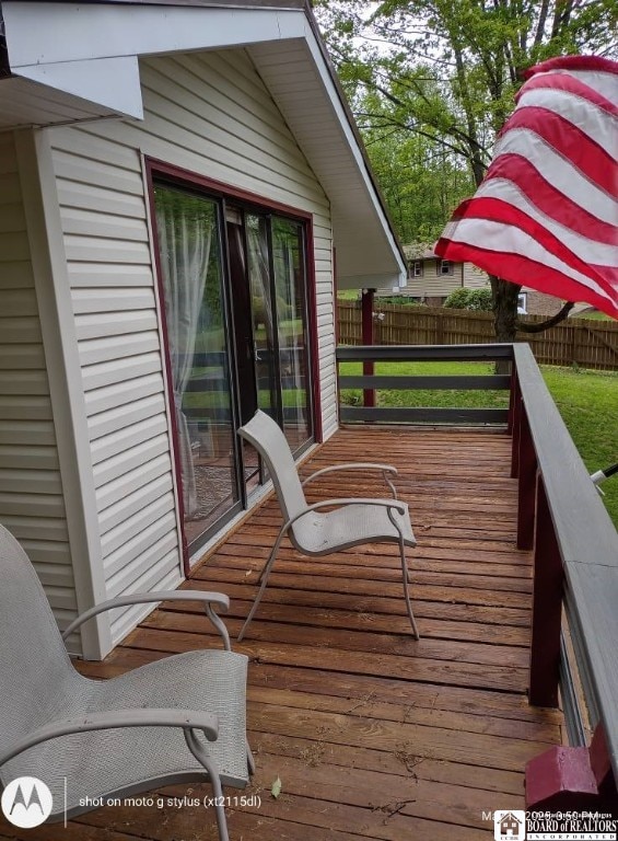 613 N Main St, Pine Grove Township, PA 16345 - view of wooden terrace
