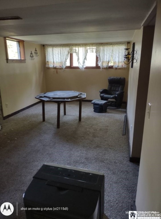 613 N Main St, Pine Grove Township, PA 16345 - rec room with carpet and healthy amount of natural light
