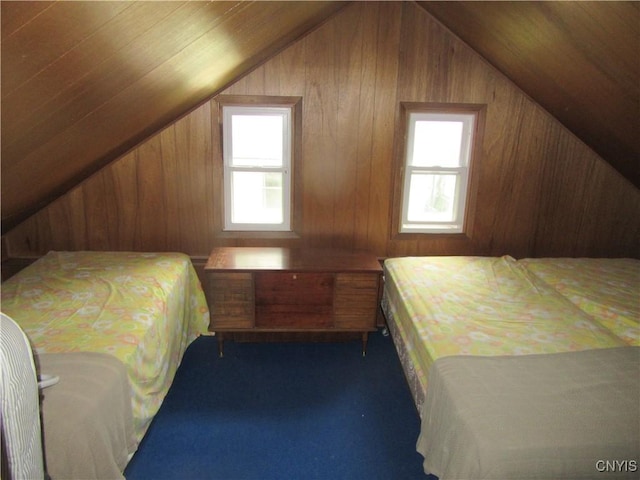 250 Pine Grove Rd Unit 3, Richland, NY 13142 - bedroom with multiple windows, vaulted ceiling, and carpet floors