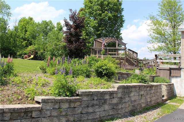 236 Harry Bryant Rd, Amboy, NY 13493 - view of green lawn with a playground
