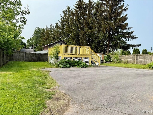 306 Seymour St, Auburn, NY 13021 - view of front of home featuring a wooden deck