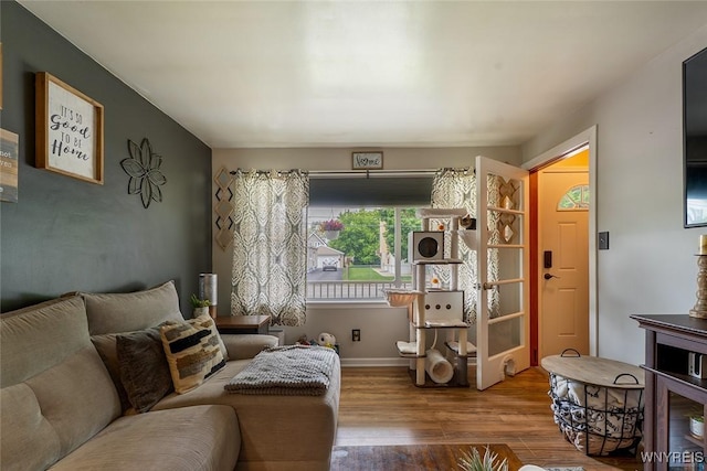 157 73rd St, Niagara Falls, NY 14304 - living room with wood finished floors