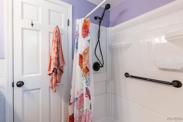 57 Savage Pl, Aurora, NY 14052 - bathroom with a shower with curtain