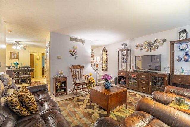 286 Troup St, Rochester, NY 14608 - living room with ceiling fan
