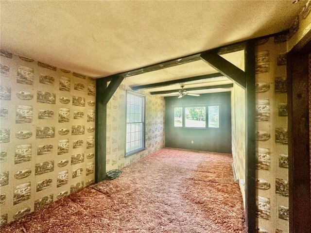 2095 Turnpike Rd, Throop, NY 13021 - carpeted empty room featuring a textured ceiling