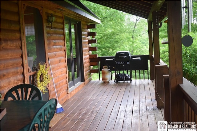 6615 Java Lake Rd, Arcade, NY 14009 - view of wooden terrace