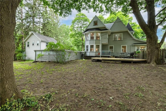 40 Washington Rd, Pittsford, NY 14534 - back of property featuring a deck