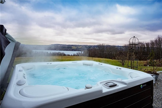 4500 W Lake Rd, Niles, NY 13152 - view of pool with a hot tub