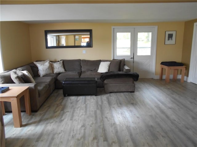 4700 W Lake Rd, Fleming, NY 13021 - living room featuring wood finished floors and baseboards